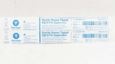 Puritan 25-808 1PR Sterile Rayon Tipped OB/GYN Applicator